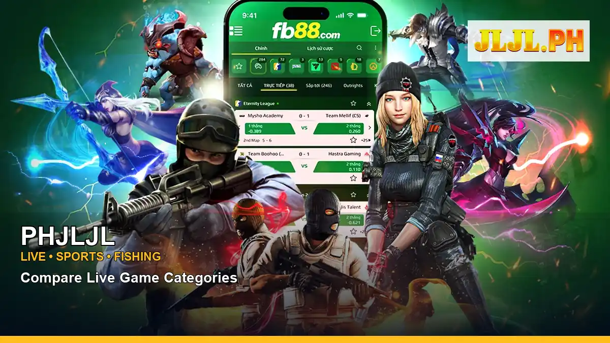PHJLJL sports betting and arcade games for Philippine players